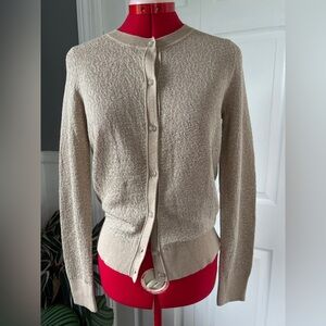 Loft Metallic and Beige cardigan